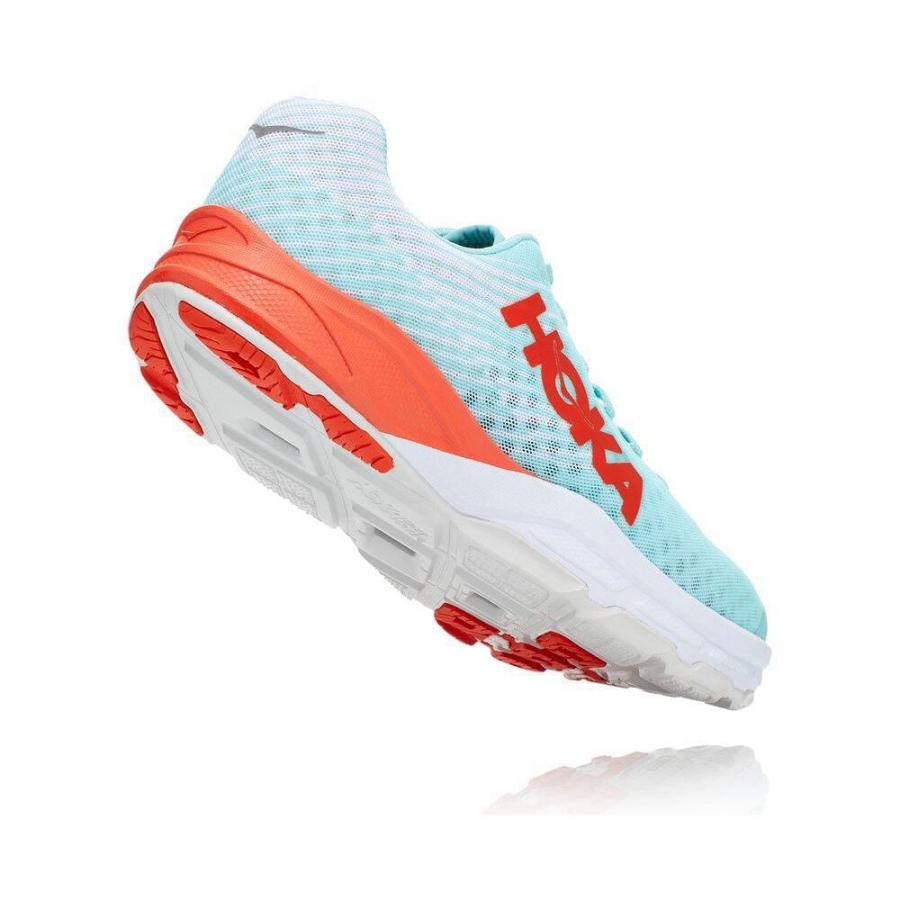 Men's Hoka EVO Carbon Rocket Sneakers Blue | ZA-74QVYGO