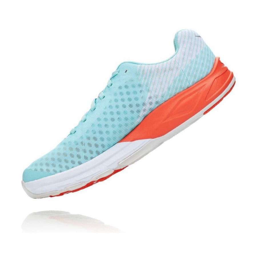 Men's Hoka EVO Carbon Rocket Sneakers Blue | ZA-74QVYGO