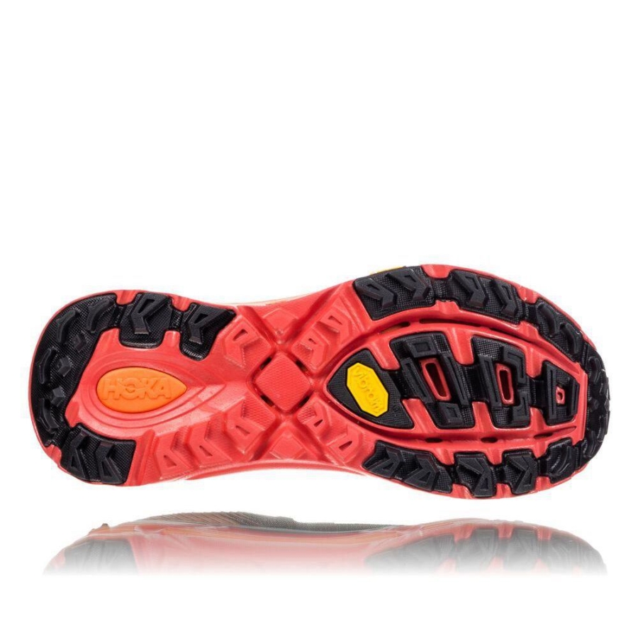 Men's Hoka EVO Mafate 2 Hiking Shoes Black / Orange | ZA-79UVHFI