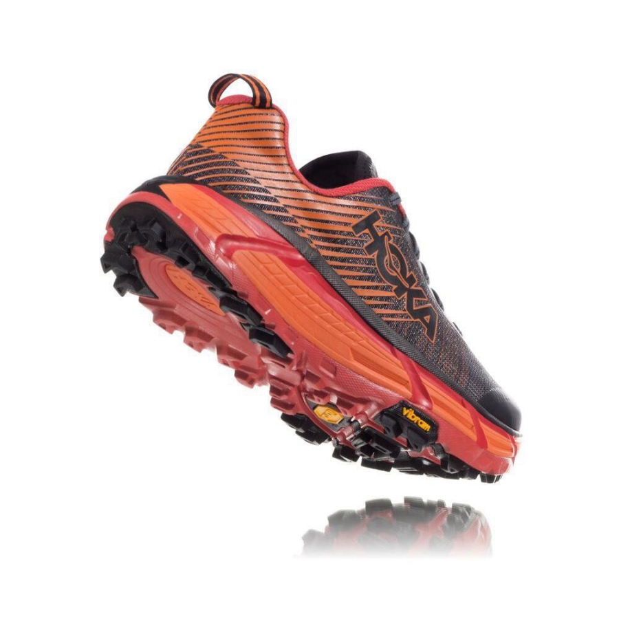 Men's Hoka EVO Mafate 2 Sneakers Black / Orange | ZA-89NEDOZ