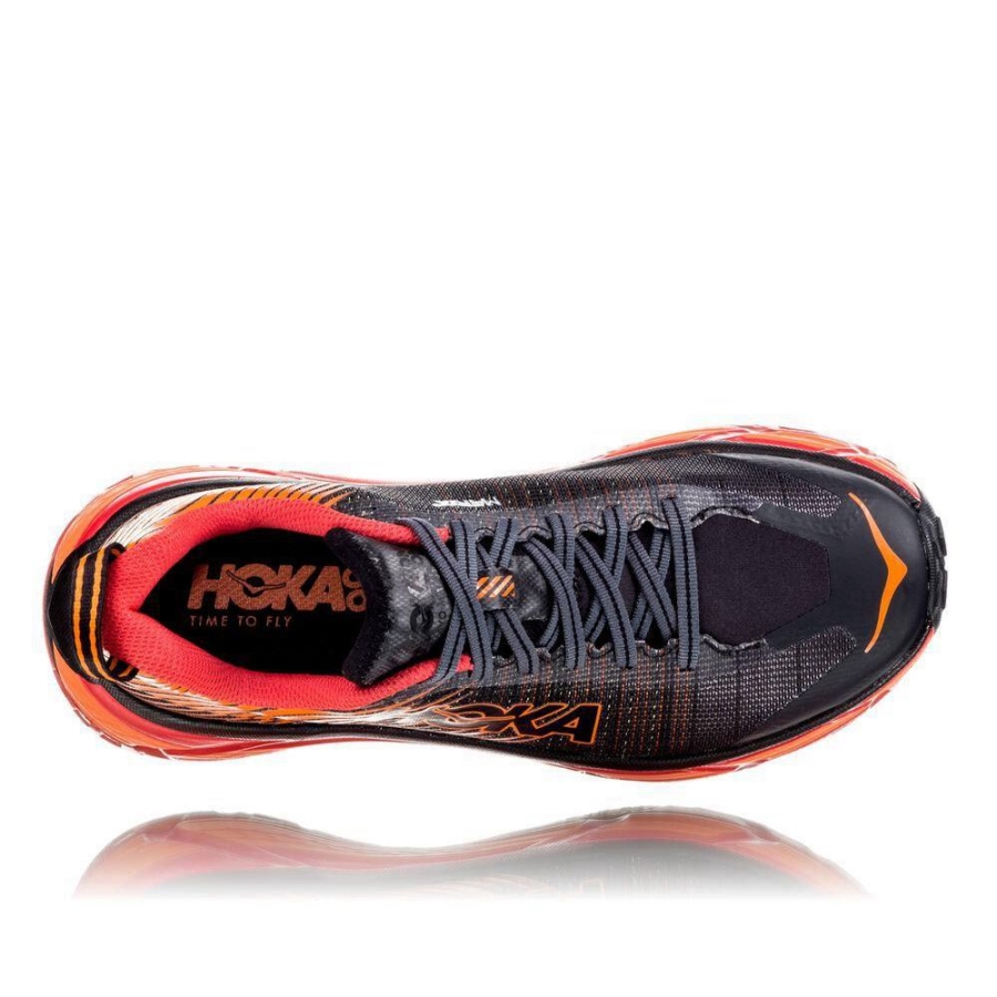 Men's Hoka EVO Mafate 2 Sneakers Black / Orange | ZA-89NEDOZ