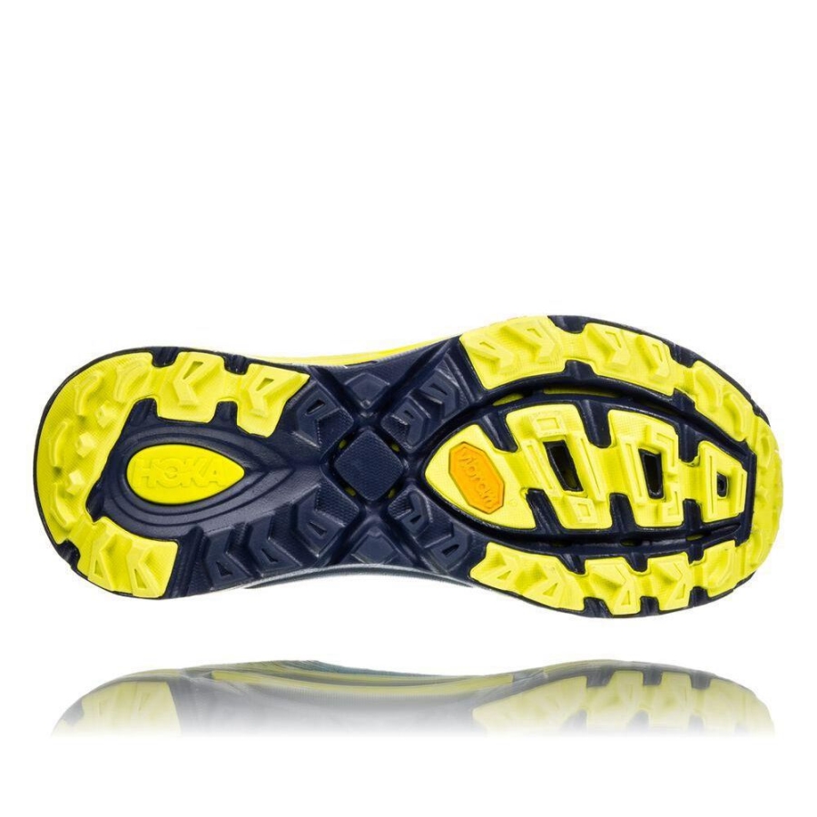 Men's Hoka EVO Mafate 2 Sneakers Blue / Yellow | ZA-60GKIRA