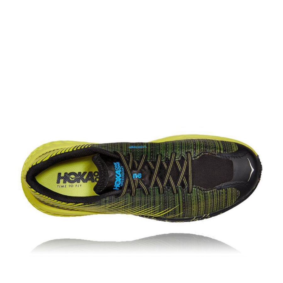 Men's Hoka EVO Speedgoat Hiking Shoes Yellow / Black | ZA-86TSNWC