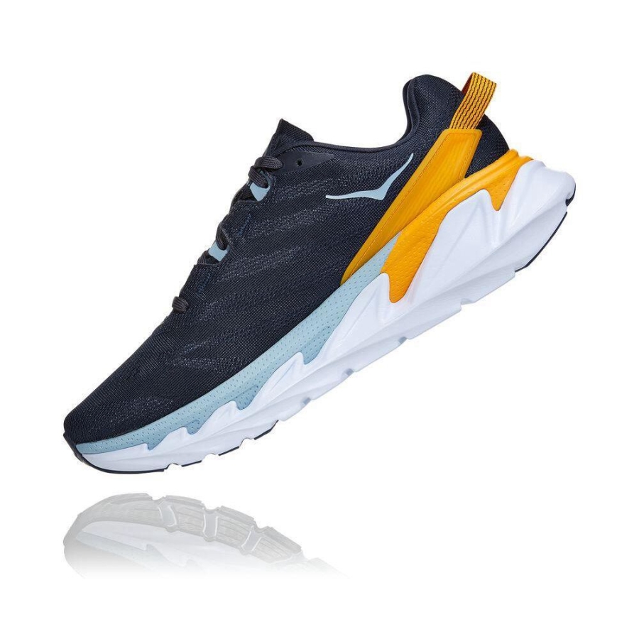 Men's Hoka Elevon 2 Road Running Shoes Navy / Gold | ZA-26NFEWG