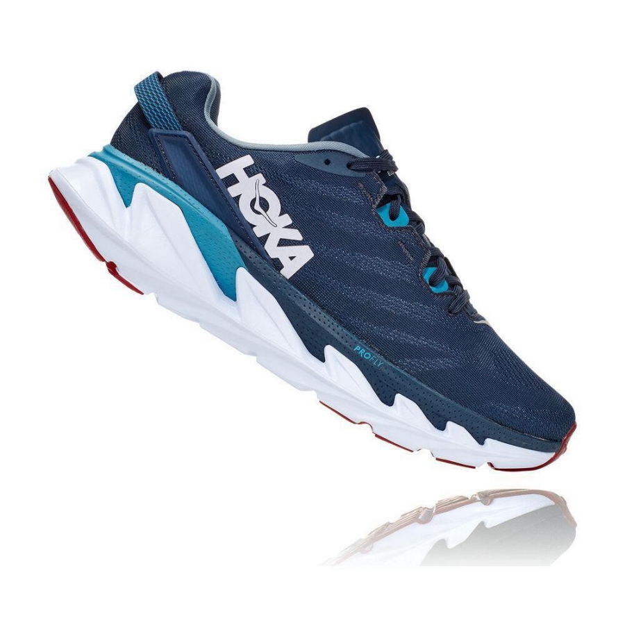 Men's Hoka Elevon 2 Road Running Shoes Navy | ZA-41OHYLR