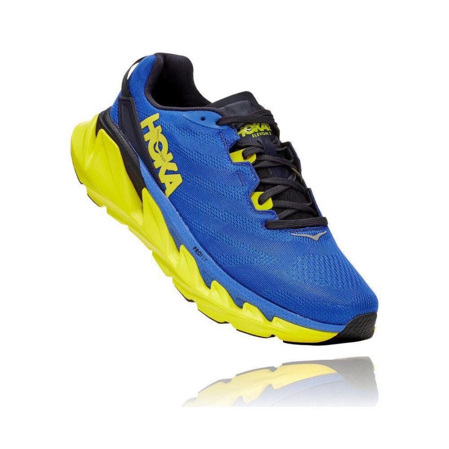 Men\'s Hoka Elevon 2 Walking Shoes Blue | ZA-90OVKPY