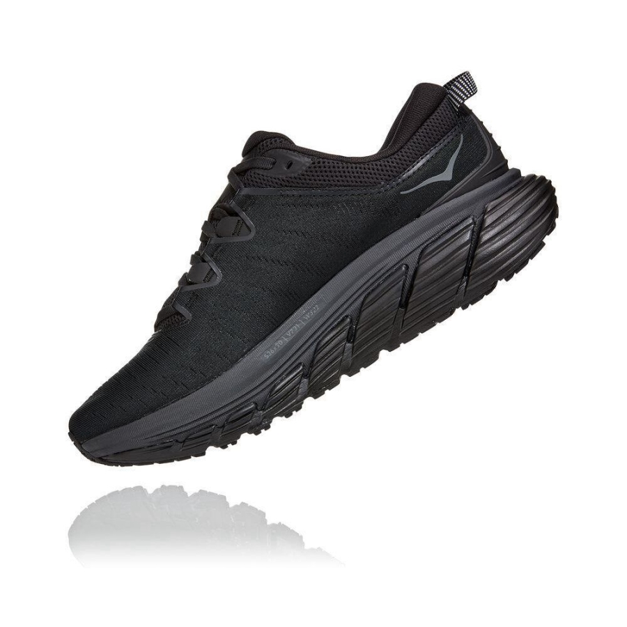Men's Hoka Gaviota 3 Running Shoes Black | ZA-14PJKZA