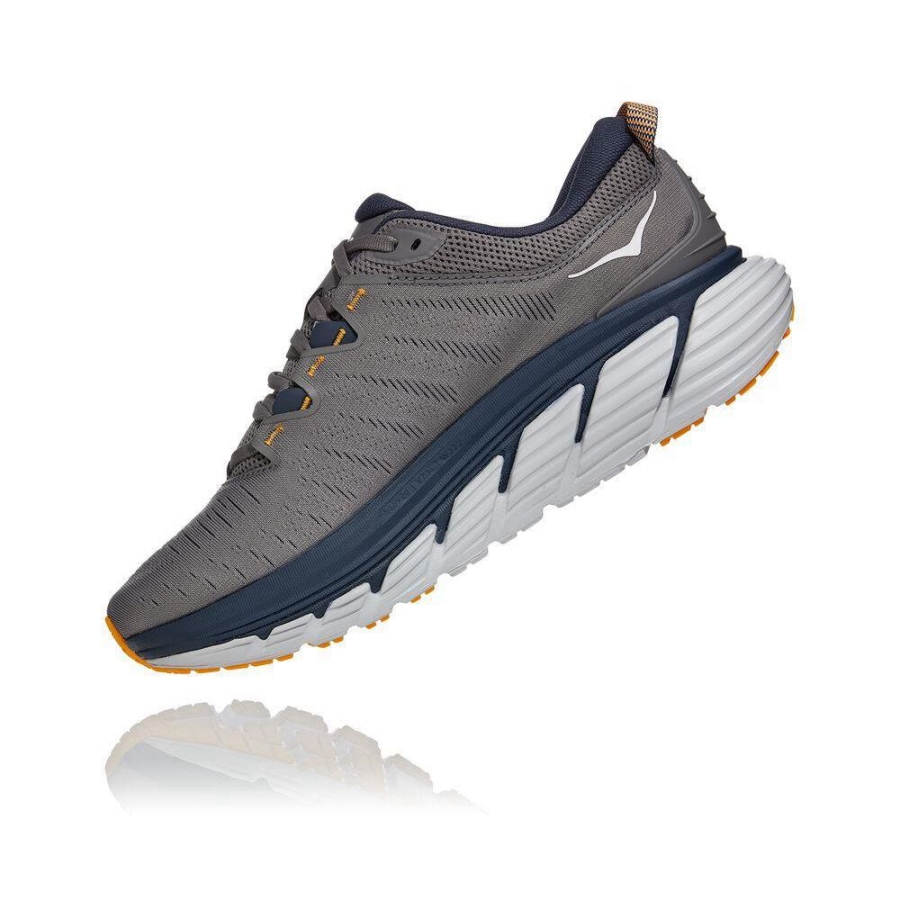 Men's Hoka Gaviota 3 Sneakers Grey | ZA-21VSJYO