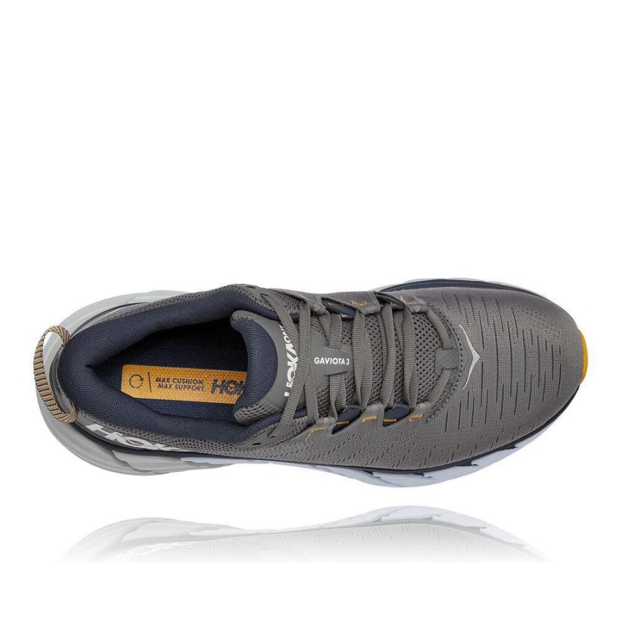 Men's Hoka Gaviota 3 Sneakers Grey | ZA-21VSJYO