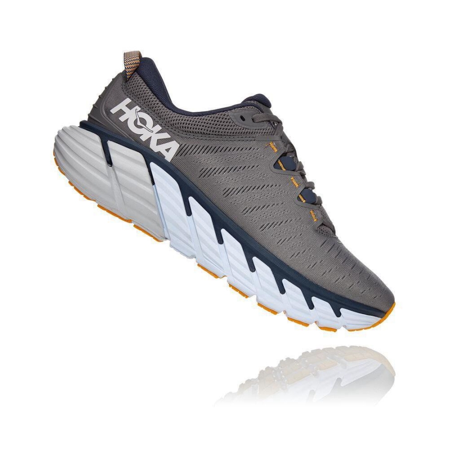 Men's Hoka Gaviota 3 Training Shoes Grey | ZA-29WSTAZ