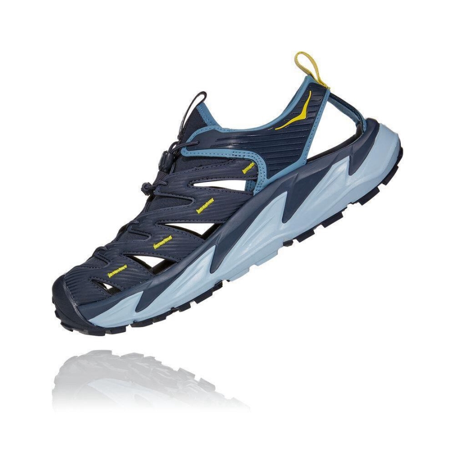 Men's Hoka Hopara Lifestyle Shoes Navy | ZA-39UBQFW