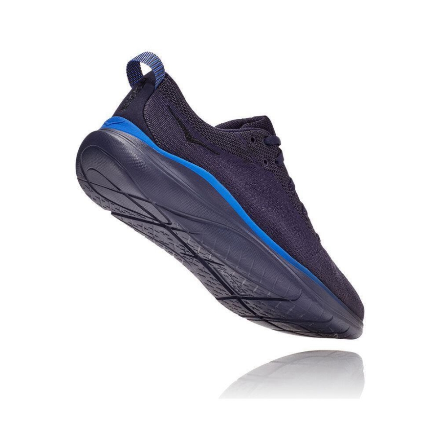 Men's Hoka Hupana Flow Road Running Shoes Navy | ZA-72DGKTS