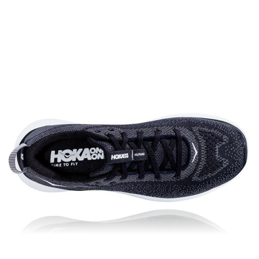 Men's Hoka Hupana Flow Road Running Shoes Black / Grey | ZA-86LWVBH