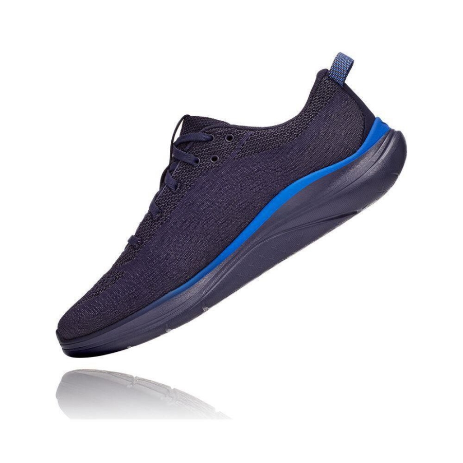 Men's Hoka Hupana Flow Sneakers Navy | ZA-98UCINE