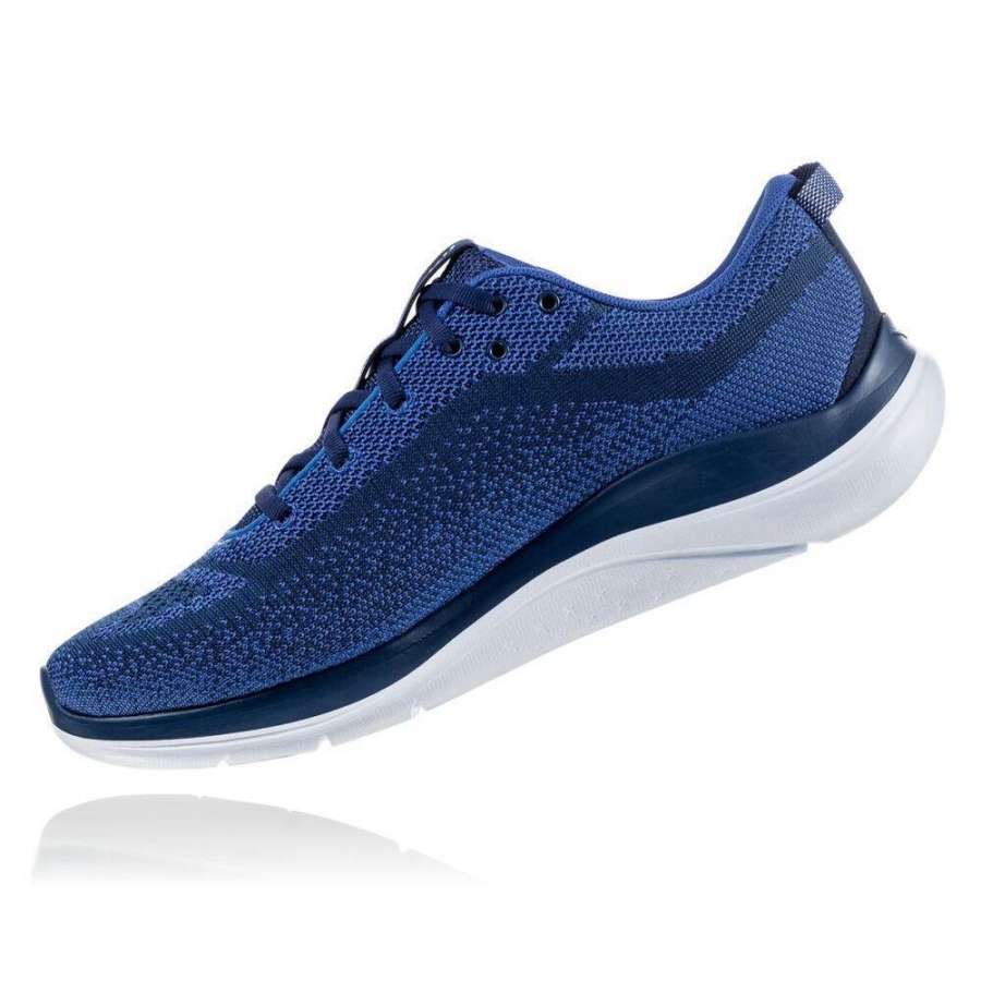 Men's Hoka Hupana Flow Walking Shoes Blue | ZA-04NJDOR