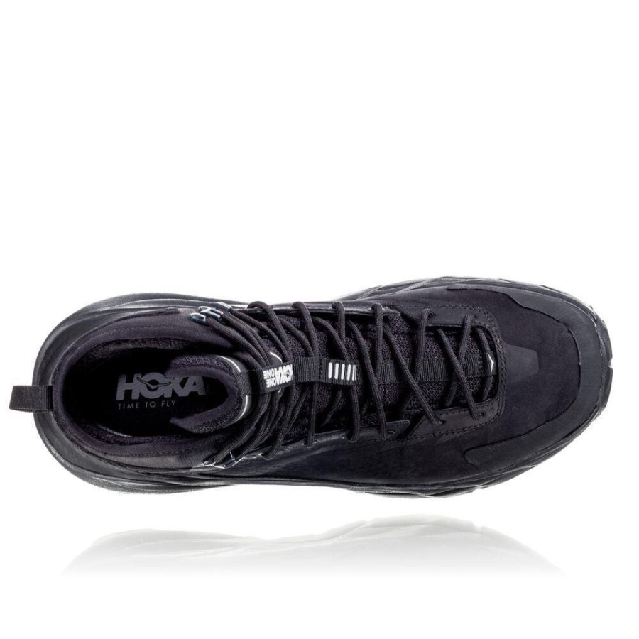 Men's Hoka Kaha GTX Hiking Boots Black | ZA-12UAMDW
