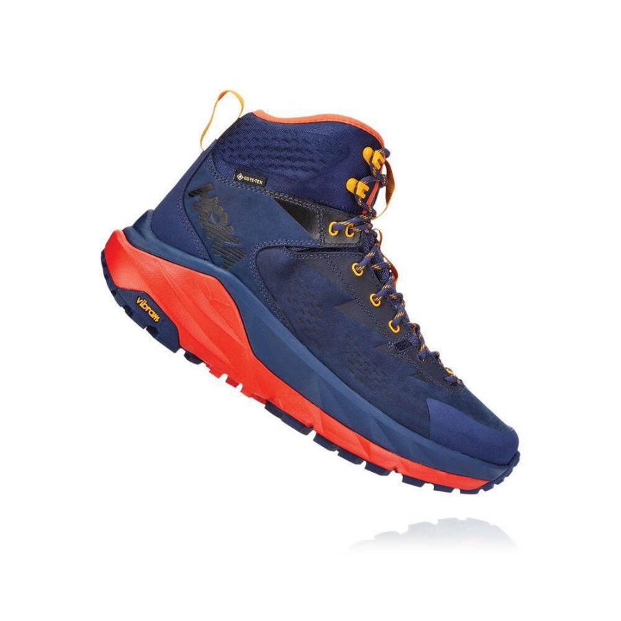 Men's Hoka Kaha GTX Sneakers Blue | ZA-60QWVML