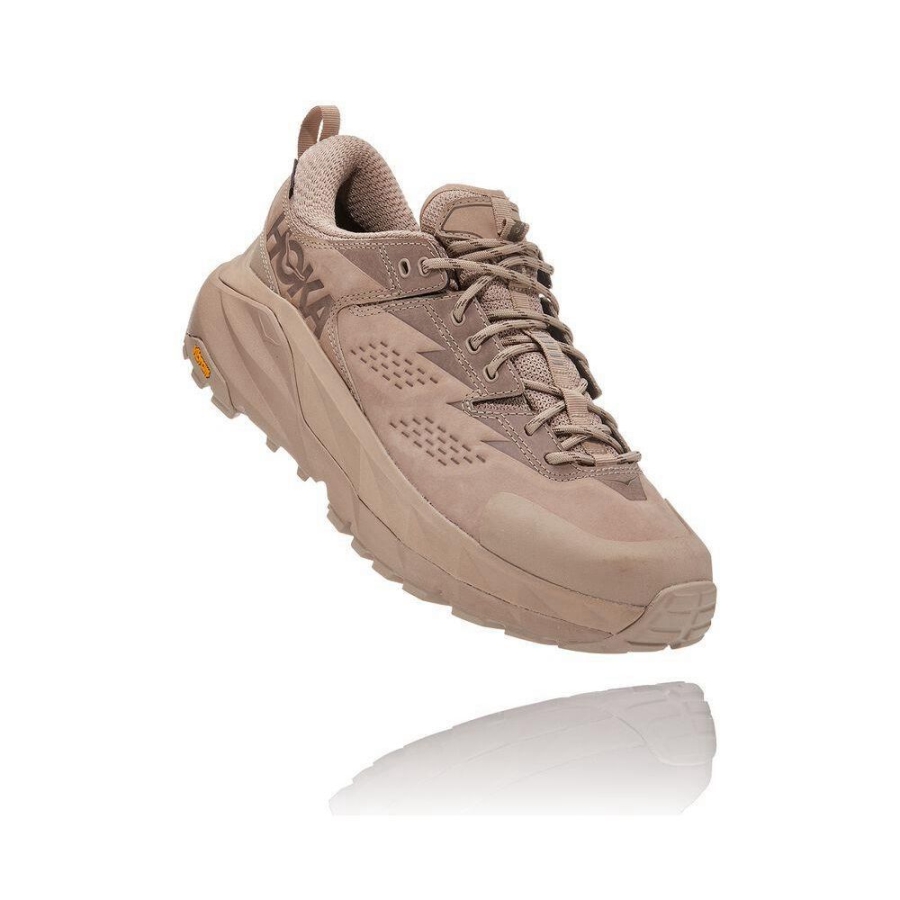 Men\'s Hoka Kaha Low GTX Hiking Shoes Brown | ZA-43OPSWG