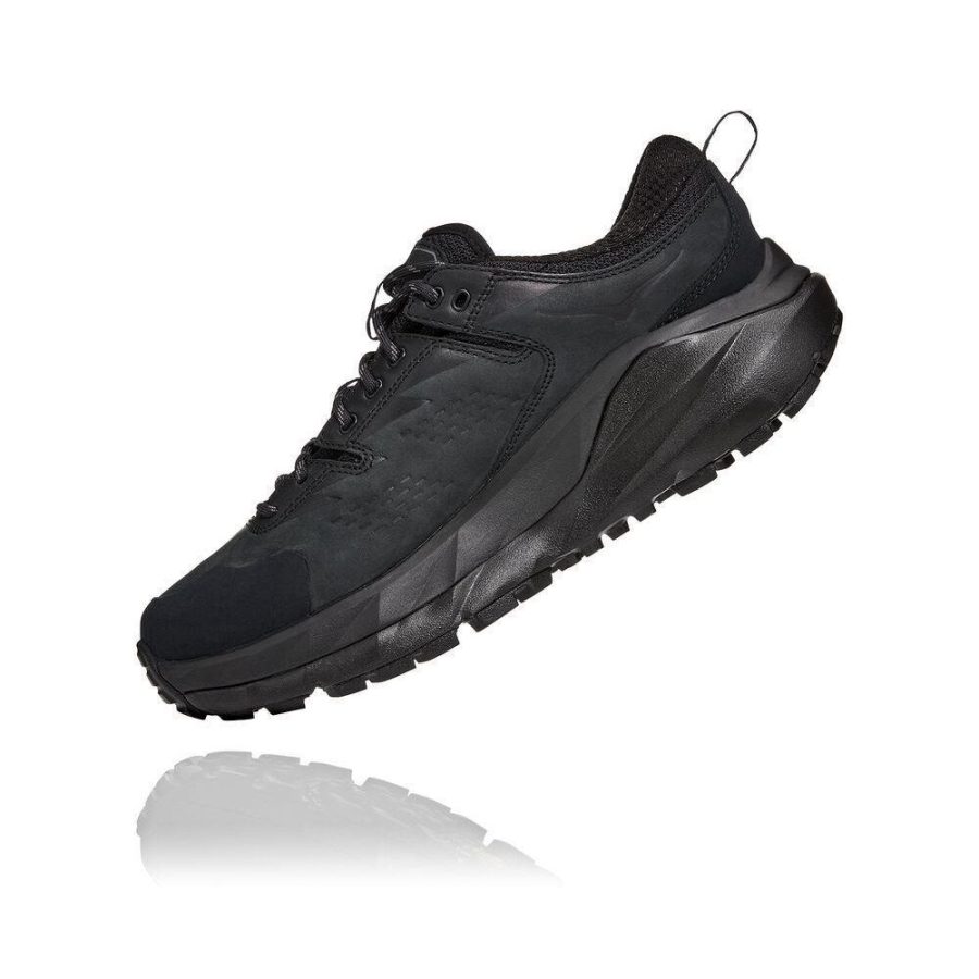 Men's Hoka Kaha Low GTX Trail Running Shoes Black / Grey | ZA-28CYKSO