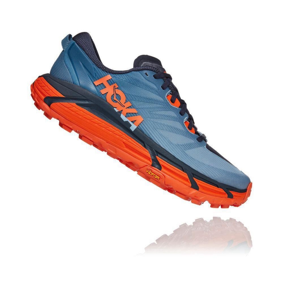 Men's Hoka Mafate Speed 3 Hiking Shoes Blue | ZA-79UEGTP