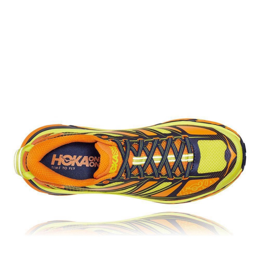 Men's Hoka Mafate Speed 3 Hiking Shoes Yellow / Orange | ZA-21IFTAW