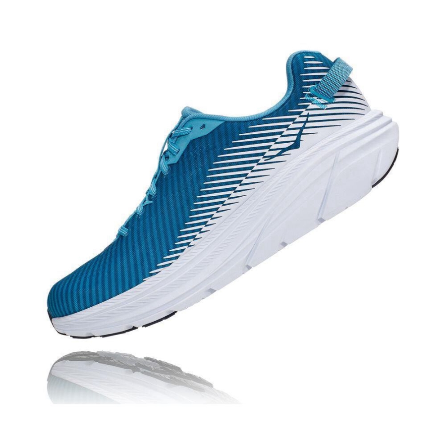 Men's Hoka Rincon 2 Road Running Shoes Blue / White | ZA-68NVKDZ