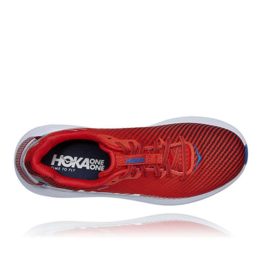 Men's Hoka Rincon 2 Road Running Shoes Red | ZA-29ULXRF