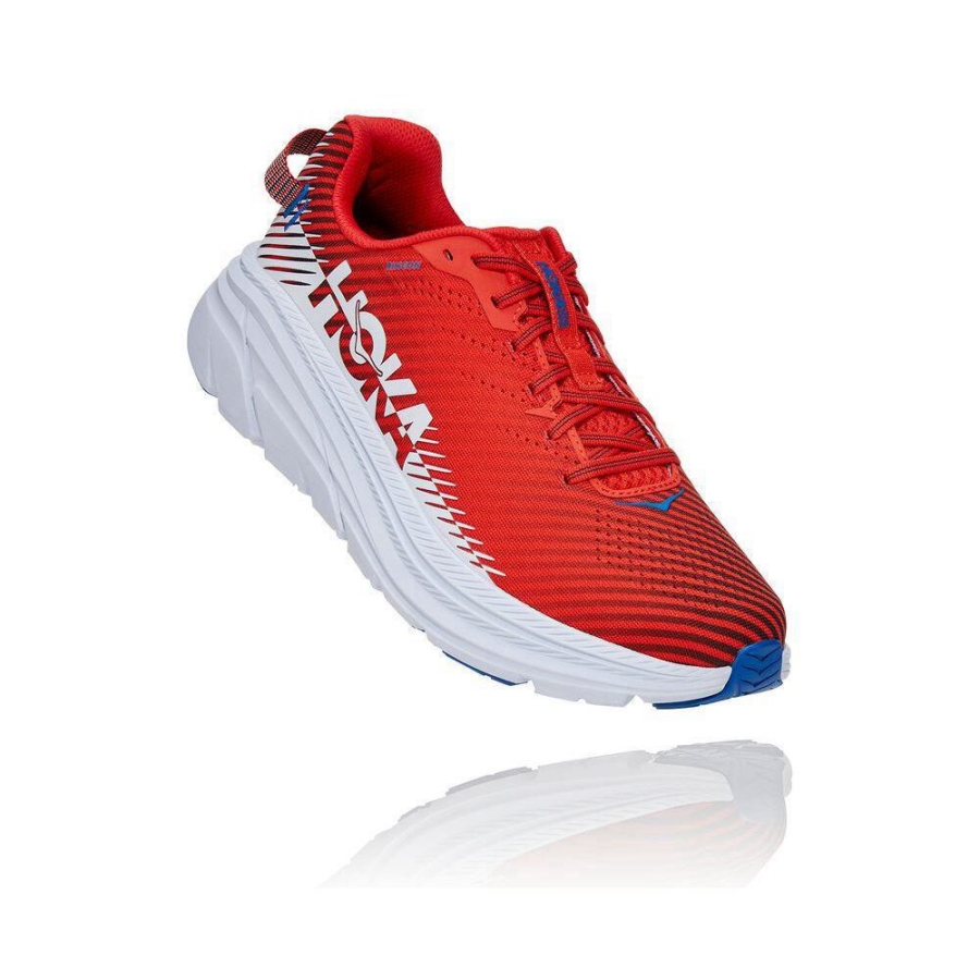 Men\'s Hoka Rincon 2 Walking Shoes Red | ZA-39LBKXS