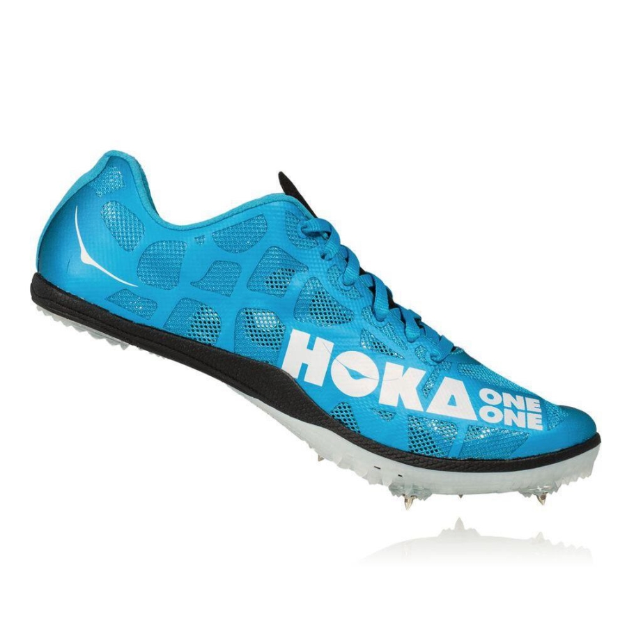 Men's Hoka Rocket MD Spikes Shoes Blue | ZA-94EZYCD