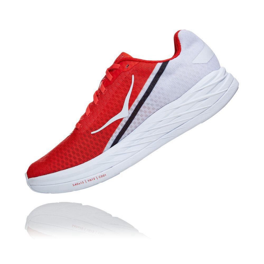 Men's Hoka Rocket X Road Running Shoes Red | ZA-30UBAVL