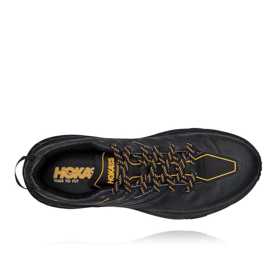 Men's Hoka Speedgoat 4 GTX Sneakers Black | ZA-07MDZNP
