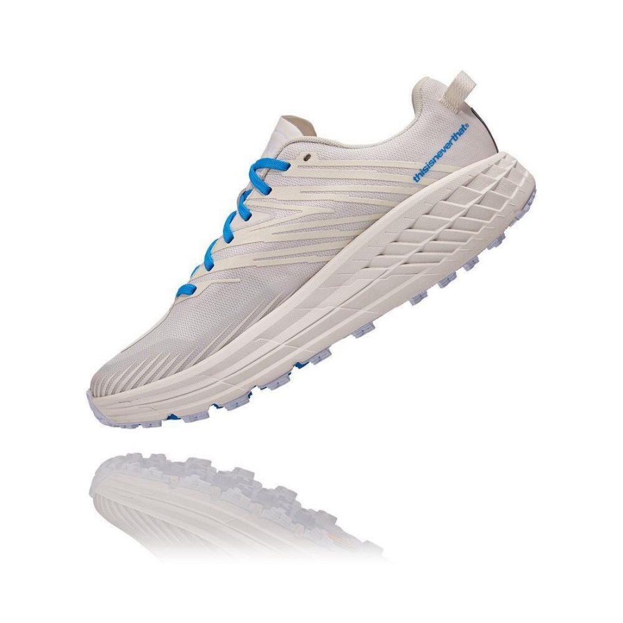 Men's Hoka Speedgoat 4 Hiking Shoes White | ZA-76YDHTK