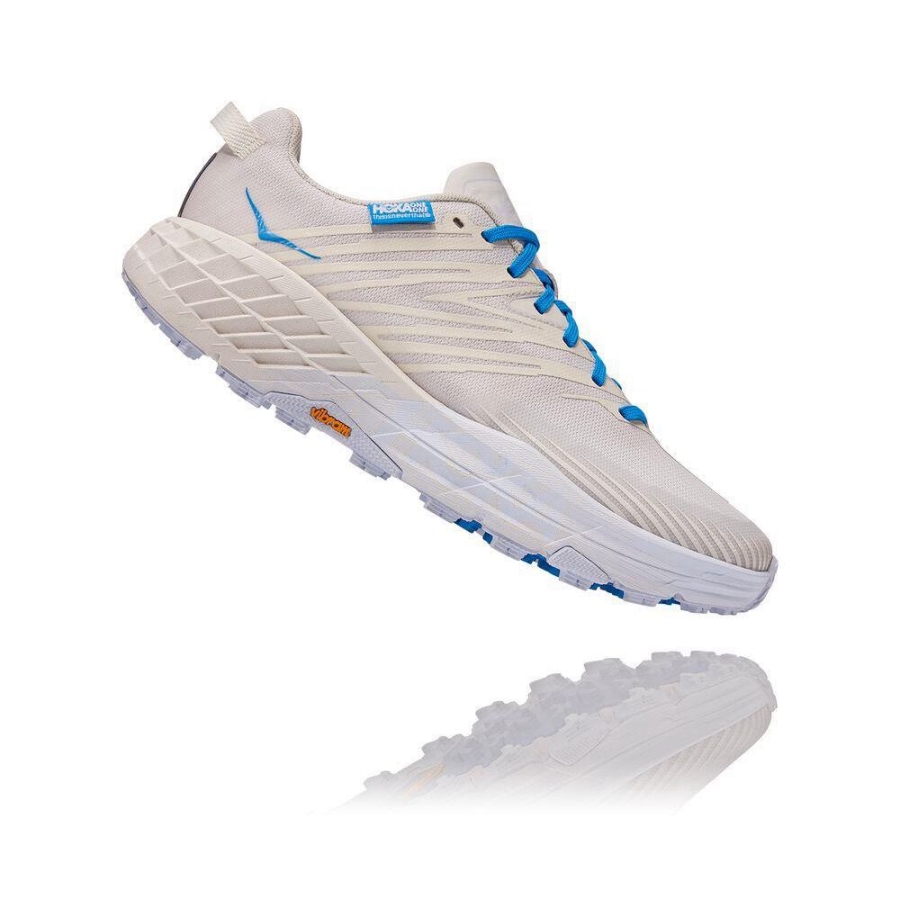 Men's Hoka Speedgoat 4 Trail Running Shoes White | ZA-40JUREG