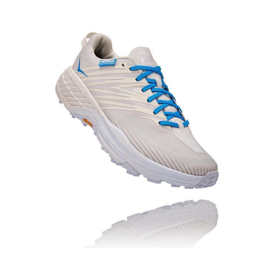 Men\'s Hoka Speedgoat 4 Trail Running Shoes White | ZA-40JUREG