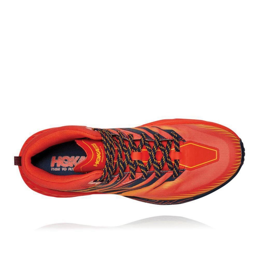 Men's Hoka Speedgoat Mid 2 GTX Trail Running Shoes Red | ZA-86HCGBJ