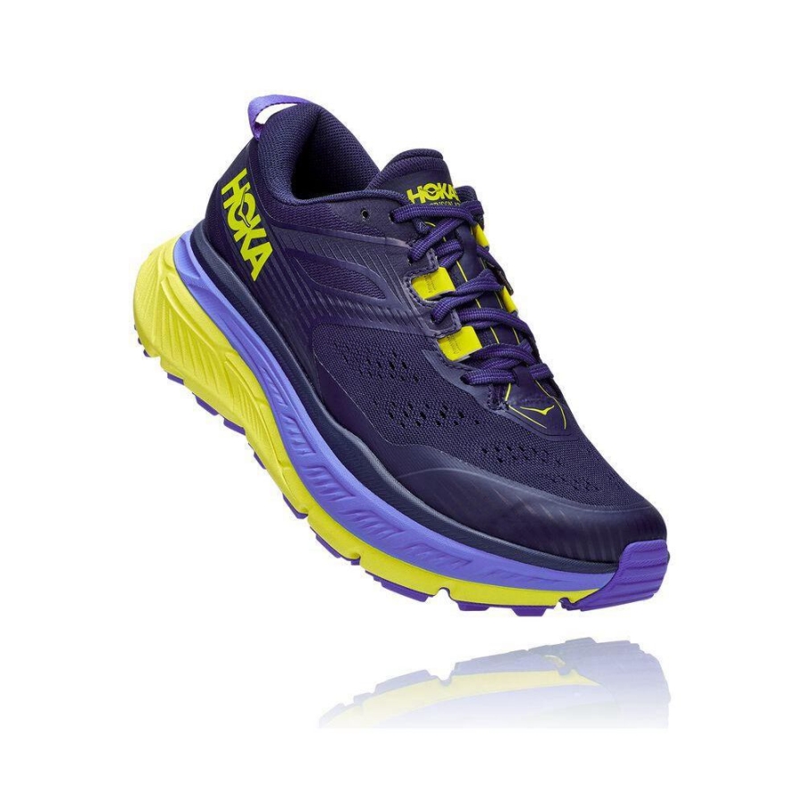 Men\'s Hoka Stinson ATR 6 Trail Running Shoes Blue | ZA-97VKDPY