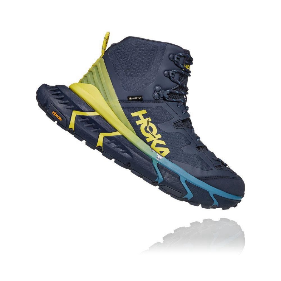 Men's Hoka TenNine Hike GTX Trail Running Shoes Navy | ZA-38JESLC