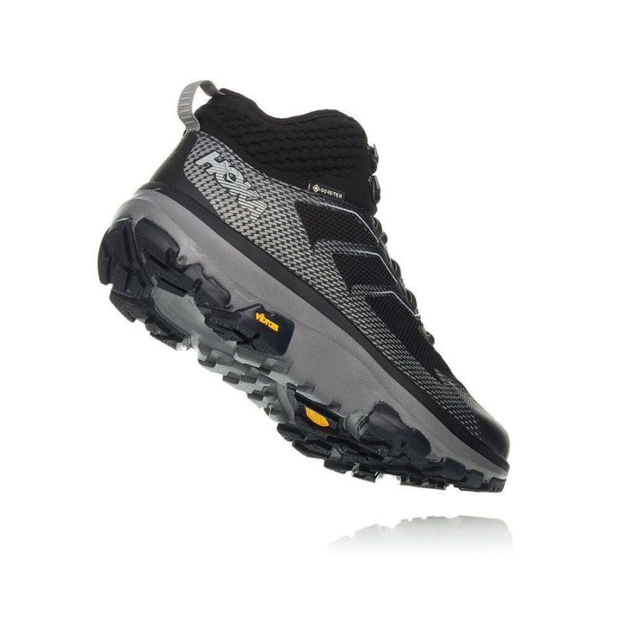 Men's Hoka Toa GTX Hiking Boots Black / Grey | ZA-43DFOJT