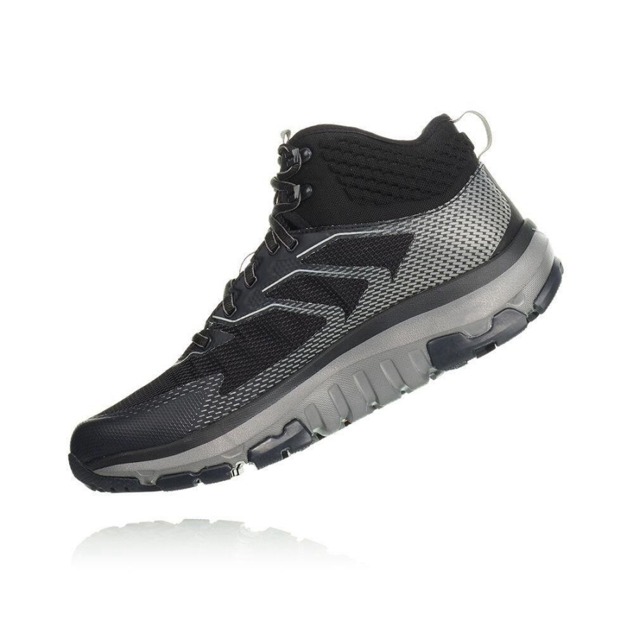 Men's Hoka Toa GTX Hiking Boots Black / Grey | ZA-43DFOJT