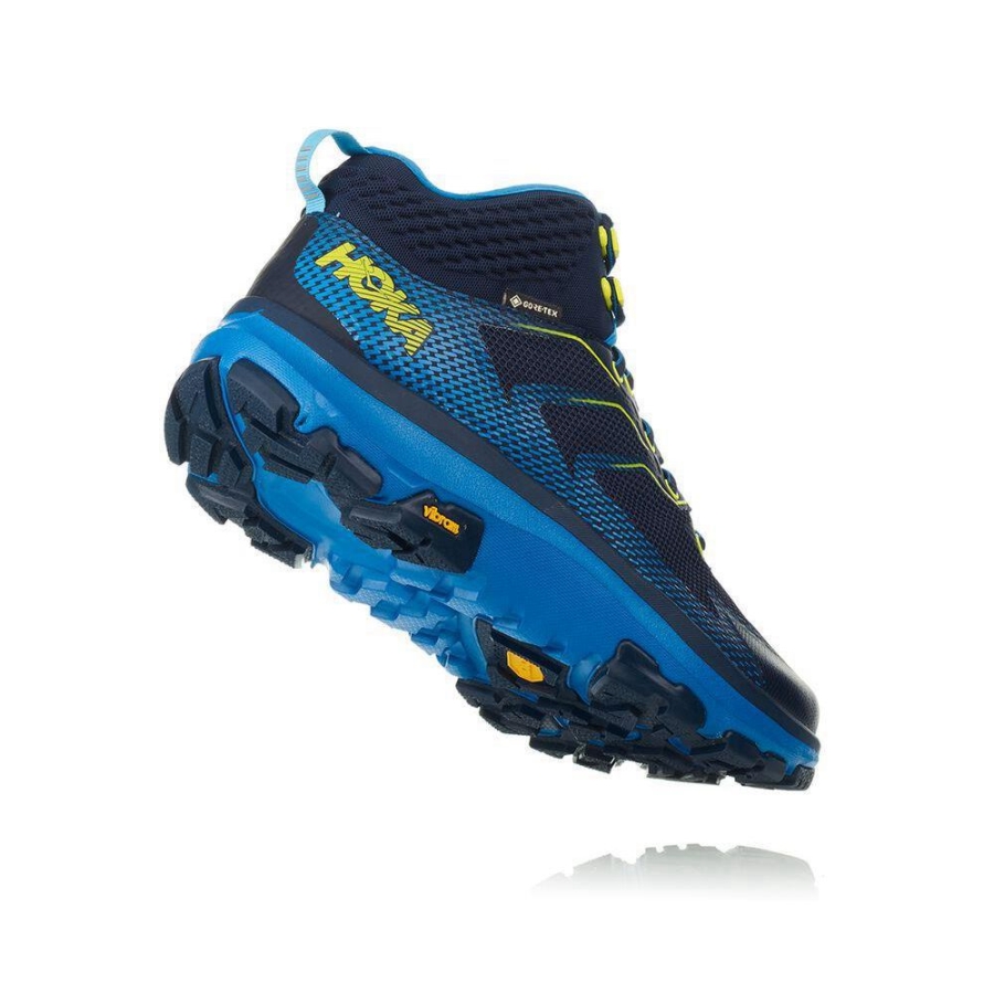 Men's Hoka Toa GTX Sneakers Black / Blue | ZA-20RLDYM