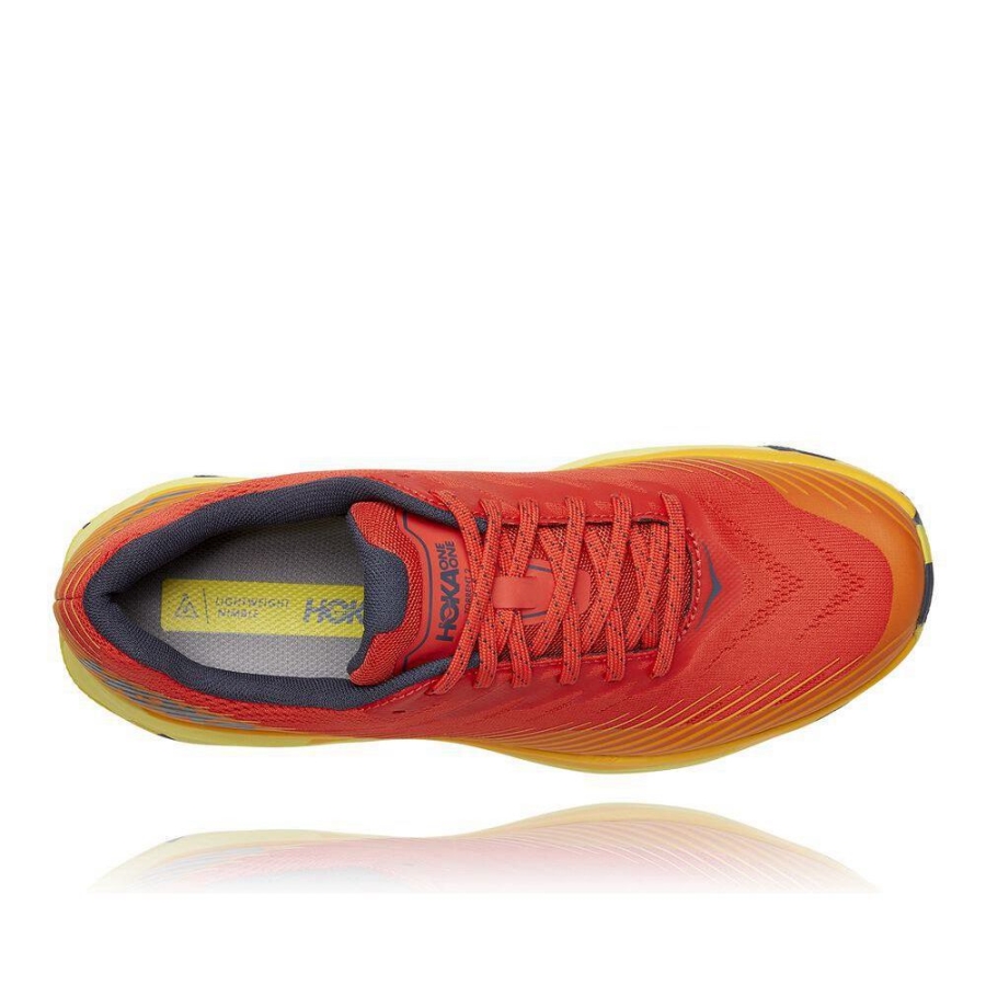Men's Hoka Torrent 2 Hiking Shoes Red | ZA-34QGWEX