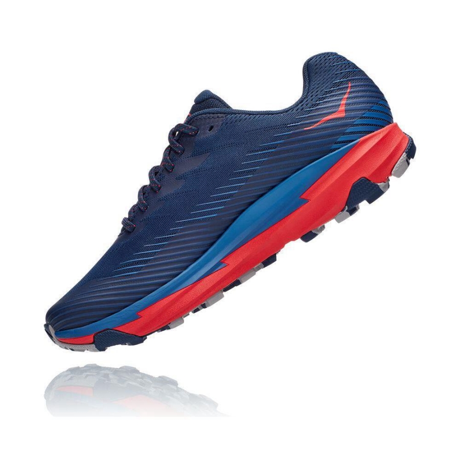 Men's Hoka Torrent 2 Trail Running Shoes Navy | ZA-93WIPTF