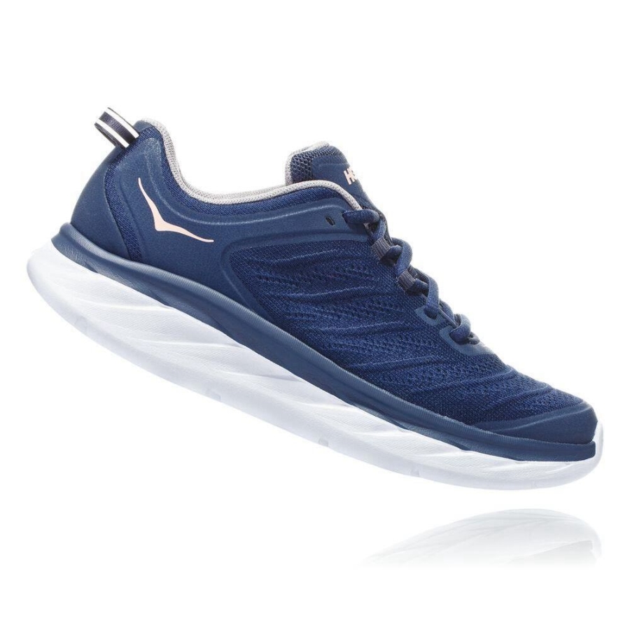 Women's Hoka Akasa Road Running Shoes Navy | ZA-40XJTDN