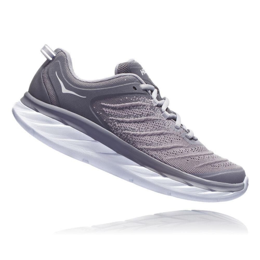 Women's Hoka Akasa Running Shoes Grey | ZA-12MUZXJ