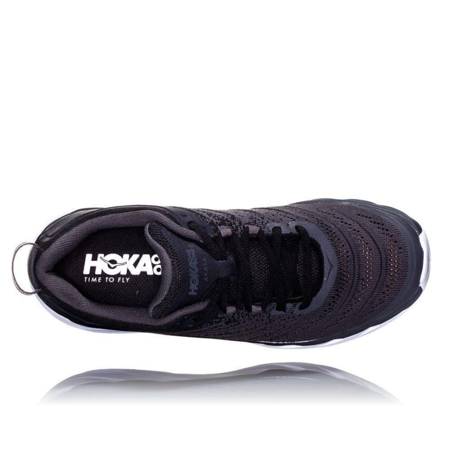 Women's Hoka Akasa Sneakers Black / Grey | ZA-24IZGOT