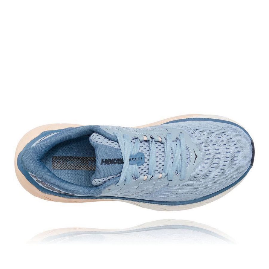Women's Hoka Arahi 5 Road Running Shoes Blue | ZA-75DIMRL