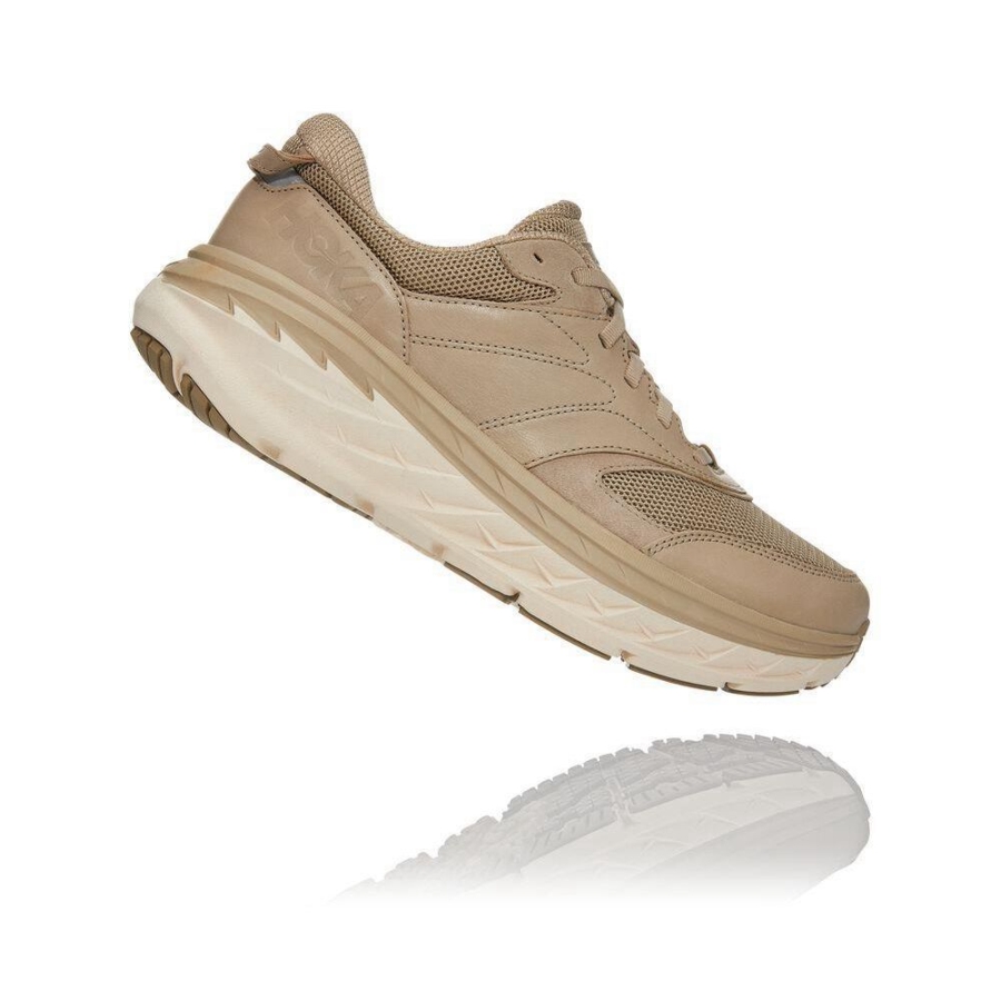 Women's Hoka Bondi L Sneakers Brown | ZA-91HRNAT