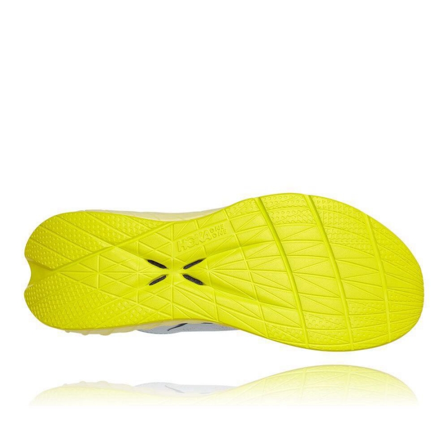 Women's Hoka Carbon X 2 Lifestyle Shoes White / Yellow | ZA-90AWYTU