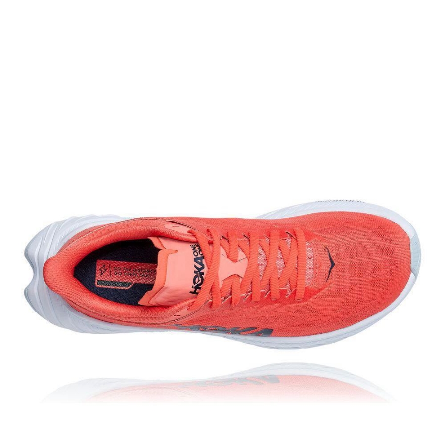 Women's Hoka Carbon X 2 Sneakers Red | ZA-57MTPVN