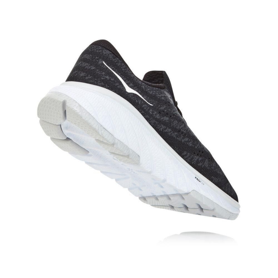 Women's Hoka Cavu 3 Road Running Shoes Black / Grey | ZA-49KYVPE